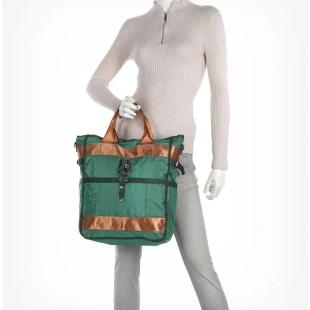 035 George Gina & Lucy green Milano Bag NWT